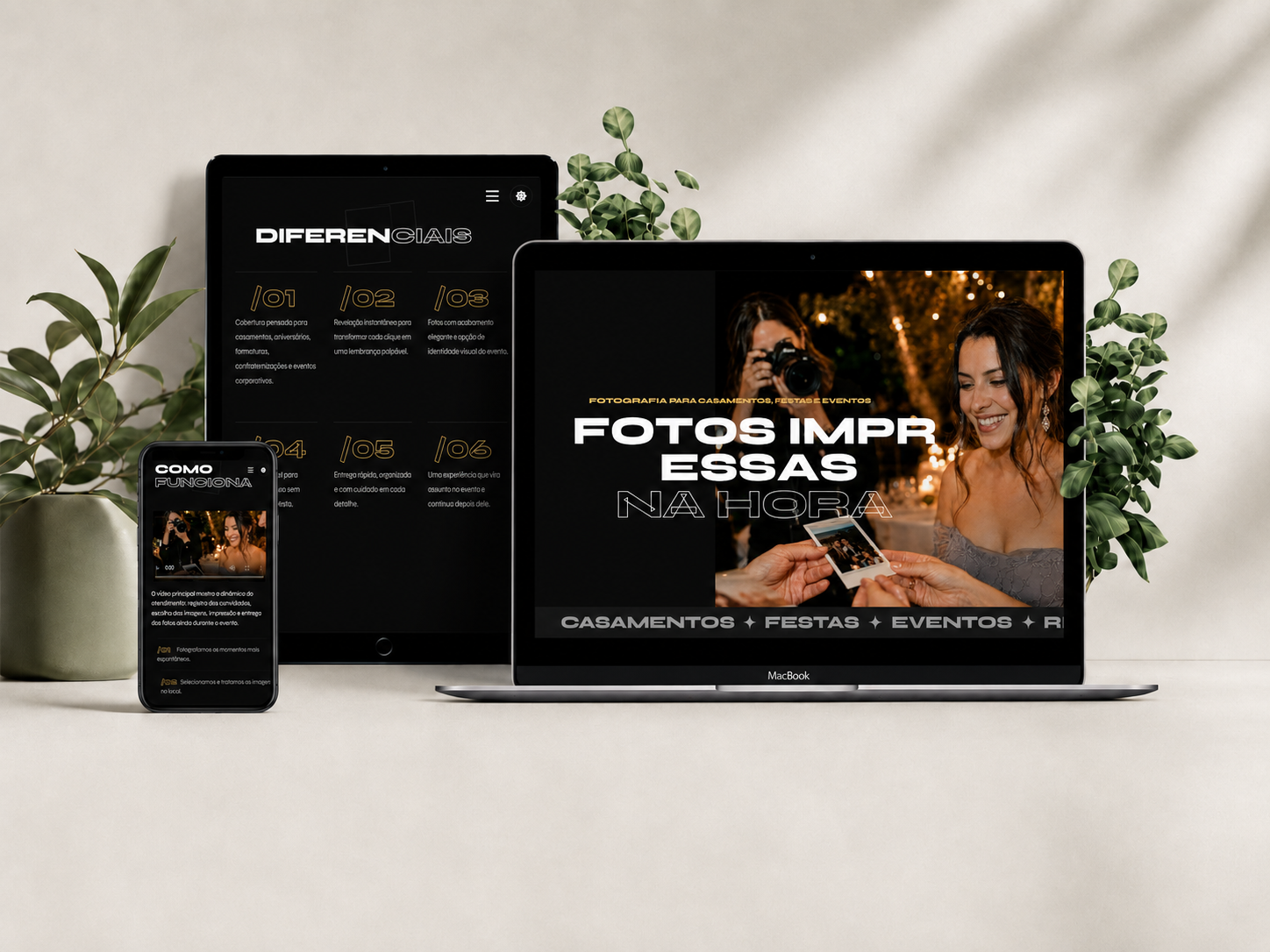 Site Memorizee para fotos impressas na hora